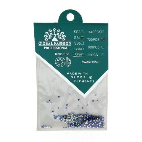 Декор для ногтей Global Fashion Swarovski Кристалл. Blue. SS4 006500 фото