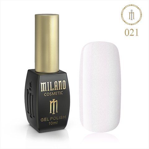 Гель-лак MILANO 10 мл No 021 (Мершний Сніговий) 00986/021 фото