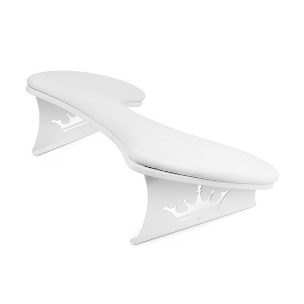 Подлокотник маникюрный для рук Designer (WHITE) с косым наклоном Nat-0258 фото