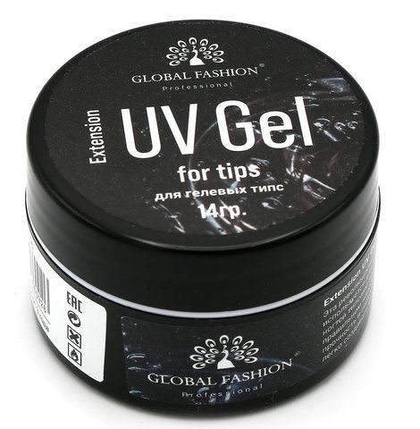 Гель для гелевых типс Global Fashion Extension UV Gel For Tips, 14 г 004057 фото