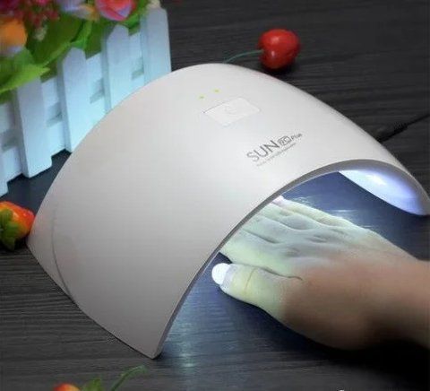 Лампа для манікюру SUN 9C 24W LED+UV на USB працює від Power Bank 02773 фото