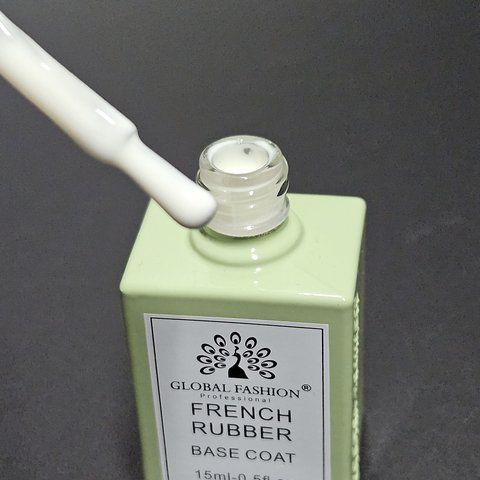 Основа French Rubber Base Global Fashion 15 мл. № 10 Nat-0137 фото