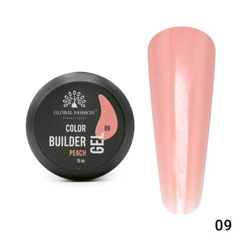 Гель для моделирования ногтей 15 гр, Color Builder Gel 09- Peach Nat-0921 фото