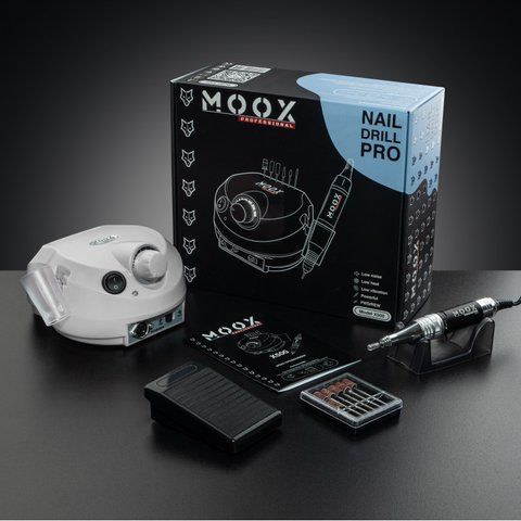 Фрезер Moox Professional X500 на 45 000 об./мин. и 65W. для маникюра и педикюра (Белый) 008007 фото