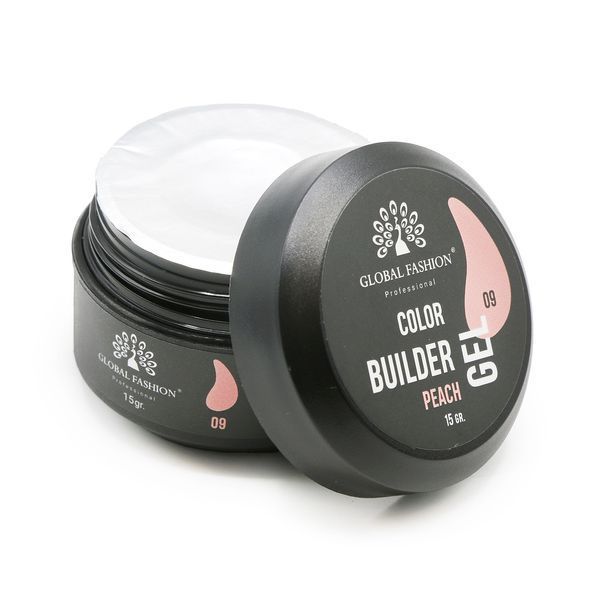 Гель для моделирования ногтей 15 гр, Color Builder Gel 09- Peach Nat-0921 фото