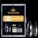 Гелеві тіпси Designer 3D Diamond Fast Gel Tips DF3 Almond large 120шт. Nat-0423 фото 1
