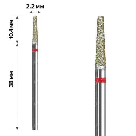 Алмазна фреза для манікюру mART (M-13) - Red 2,2*10,4 005994 фото