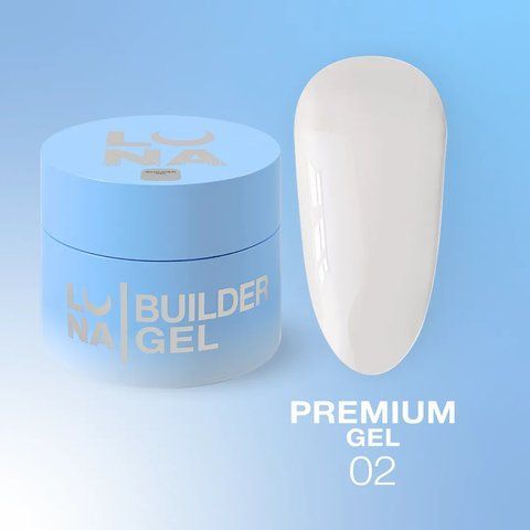 Гель для наращивания LUNA Premium Gel №2 30мл. Nat1224 фото