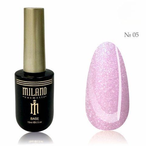 Жидкий полигель с шиммером Milano liquid shimmer polygel №05, 15 мл 008273 фото