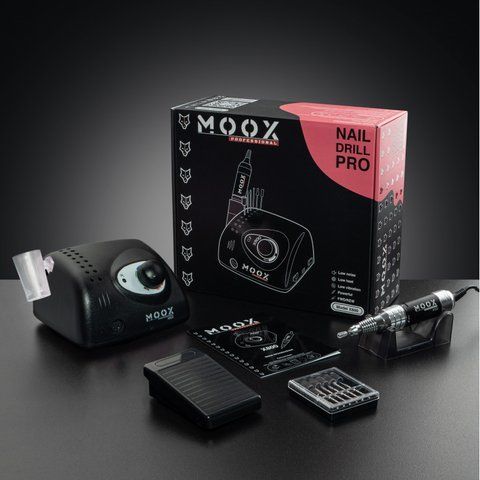 Фрезер Moox Professional X800 для манікюру та педикюру на 50 000 об./хв. та 70W. (Чорний) 008423 фото