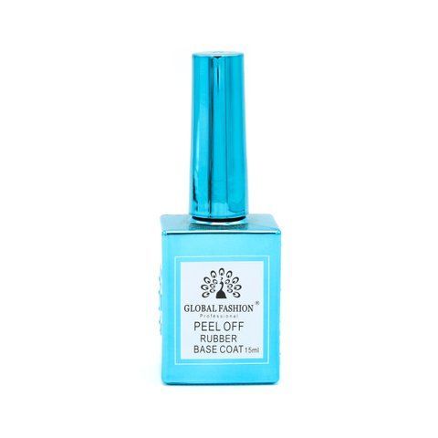 База для гель-лаку Global Fashion 15 мл Peel Off Rubber Base Coat 01002 фото