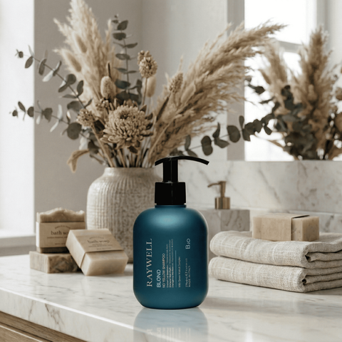 Шампунь против пожелтения для блондинок RAYWELL B.IO BLOND 275ml RR610 фото