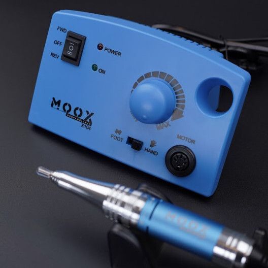 Фрезер Moox Professional X104 на 45 000 об./мин. и 65W. для маникюра и педикюра (Sky Blue) 010551 фото