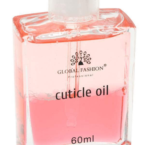 Суха олія зміцнювальна двофазна для нігтів Global Fashion Cherry 60ml Nat-0526 фото