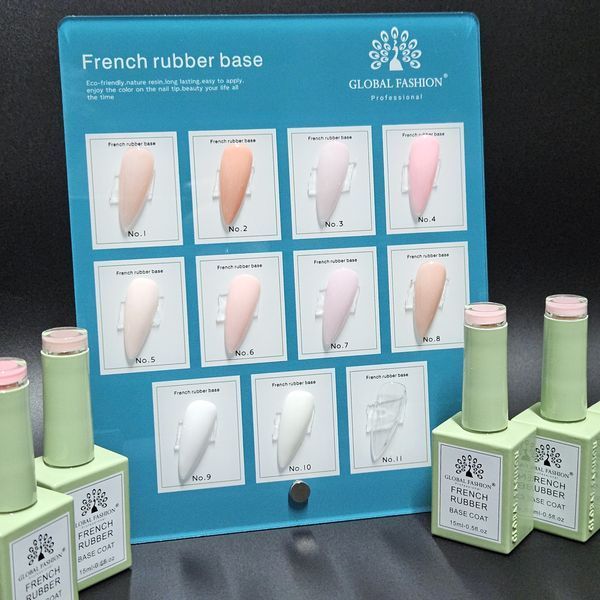 Основа French Rubber Base Global Fashion 15 мл. № 11 Nat-0138 фото