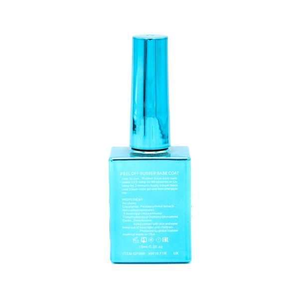 База для гель-лаку Global Fashion 15 мл Peel Off Rubber Base Coat 01002 фото