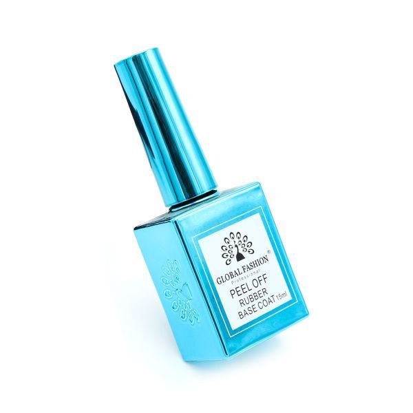 База для гель-лаку Global Fashion 15 мл Peel Off Rubber Base Coat 01002 фото