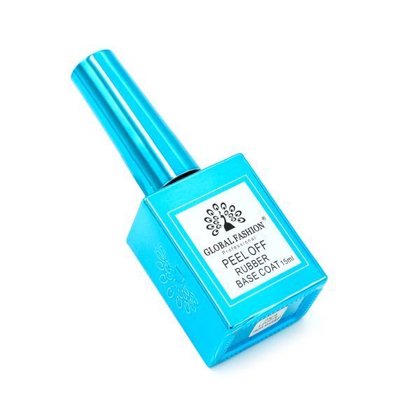 База для гель-лаку Global Fashion 15 мл Peel Off Rubber Base Coat 01002 фото