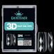 Гелевые типсы Designer 3D Diamond Fast Gel Tips DF4 Square 120шт. Nat-0424 фото 1
