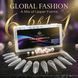 Набор верхние формы для наращивание ногтей пластиковые с разметкой Global Fashion 164шт. 6-в-1 Mary229 фото 1
