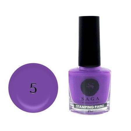 Лак-фарба для стемпінгу Saga Professional Stamping Paint 8 мл, № 05 003697 фото