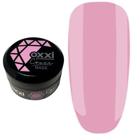 Камуфлирующая база для гель-лака Oxxi Professional Cover Base 30 мл № 39 светло розовая 004698 фото