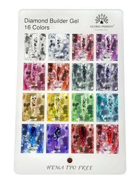 Гель для викладного френчу Global Fashion CANDY Diamond Builder Gel №16 Mary380 фото