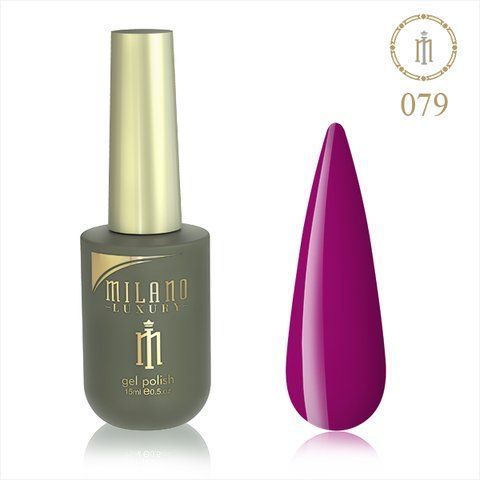Гель-лак MILANO LUXURY 15 мл No 079 Дуже ягідний) 01357/79 фото
