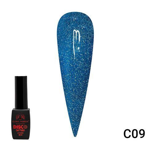 Гель-лак Disco Gel Polish, Global Fashion, Светоотражающий, 8 мл № C09 004109 фото
