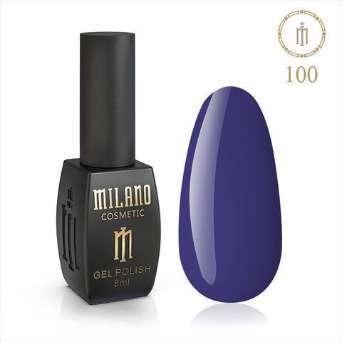 Гель Лак MILANO 8мл. № 100 (ДЕНИМ) 03003 фото