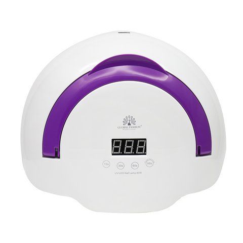 Лампа для нігтів Global Fashion Led/UV 80W, L-1001-Purple 04121 фото