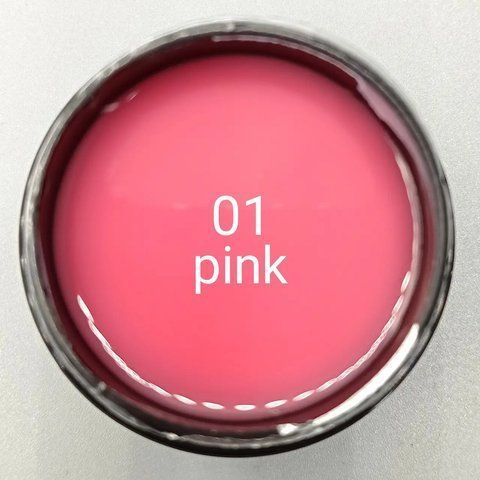 Гель для наращивания ногтей Queen Nails № 01 Pink (камуфлирующий) 30 г 003747 фото