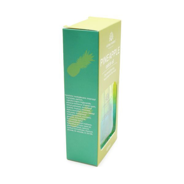 Суха олія зміцнювальна двофазна для нігтів Global Fashion Pineapple 60ml Nat-0527 фото
