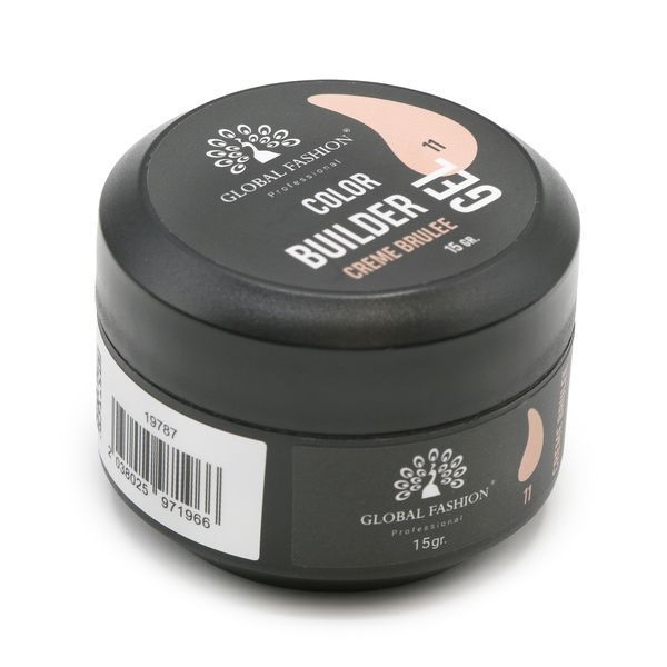 Гель для моделювання нігтів 15 гр, Color Builder Gel 11- Creme brulee Nat-0923 фото