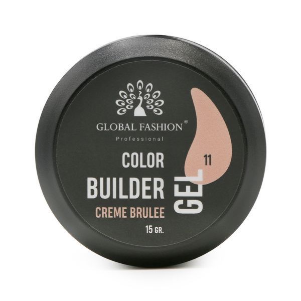 Гель для моделювання нігтів 15 гр, Color Builder Gel 11- Creme brulee Nat-0923 фото