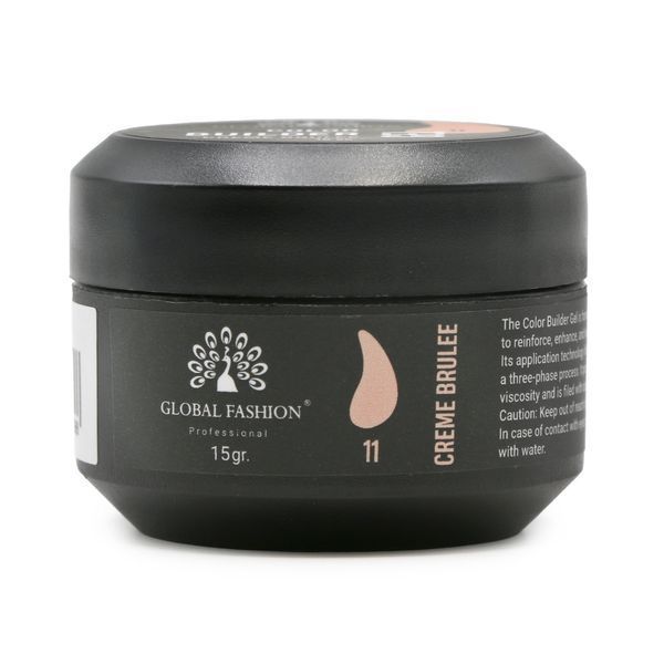 Гель для моделювання нігтів 15 гр, Color Builder Gel 11- Creme brulee Nat-0923 фото