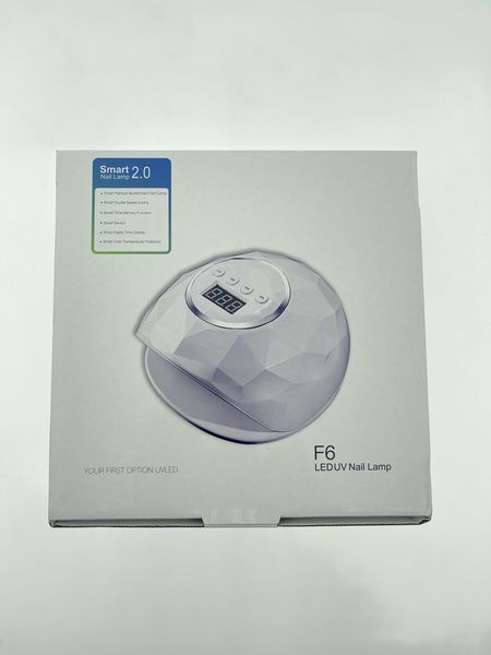 UV-LED Лампа для маникюра SUN F6 86 Вт (Silver) 004060 фото
