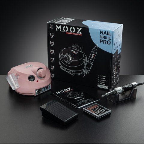 Фрезер Moox Professional X500 на 45 000 об./мин. и 65W. для маникюра и педикюра (Розовый) 008010 фото