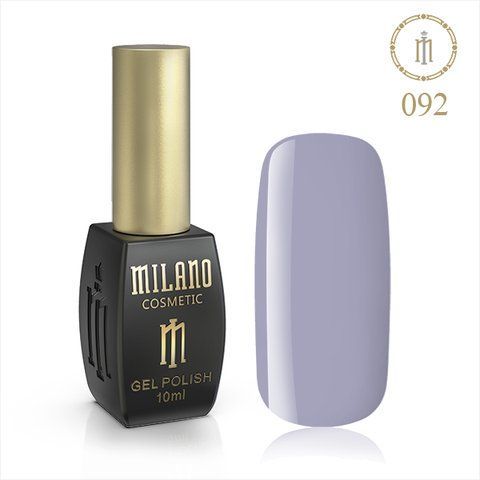 Гель-лак MILANO 10 мл No 092 (Сірий Шовк) 00986/092 фото