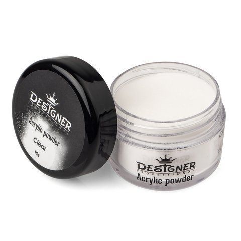 Акриловая пудра для наращивания и укрепления ногтей Designer Professional 15g. Clear 04111 фото