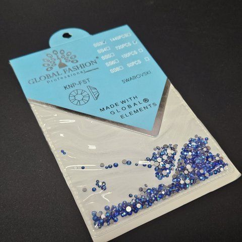 Декор для ногтей Global Fashion Swarovski SS3 720шт. 008579 фото