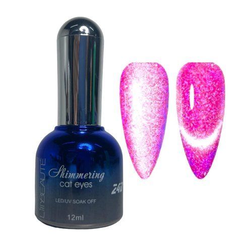 Гель-лак з шиммером котяче око Lilly Beaute Shimmering&nbsp;Cats Eye 12 мл, №17 005860 фото