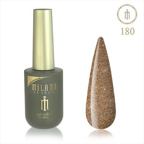Гель-лак MILANO LUXURY 15 мл No 180 (Латунний шик) 01357/180 фото