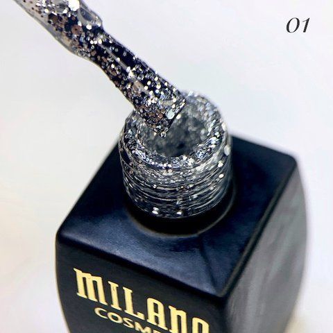 Гель Лак MILANO Galaxy Glitter 8 Мл № 01 03429 фото