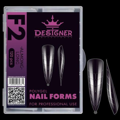 Верхние многоразовые формы Designer Professional F2 Almond long Nat-0377 фото