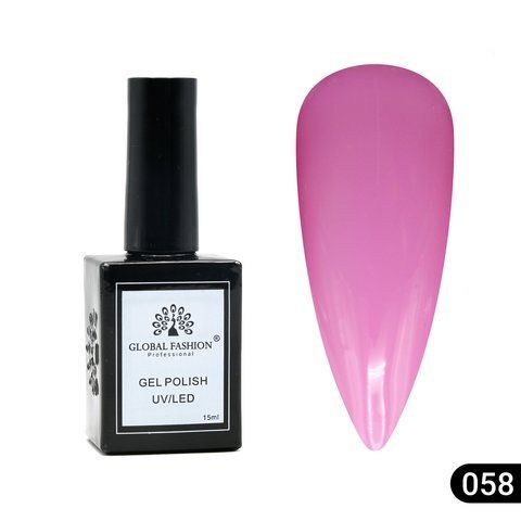 Гель-лак Global Fashion Elite Glow 15ml №058 Nat1321 фото