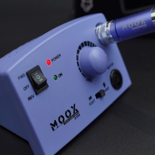 Фрезер Moox Professional X104 на 45 000 об./мин. и 65W. для маникюра и педикюра (Light Blue) 010553 фото