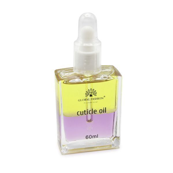 Сухое масло укрепляющее двухфазное для ногтей Global Fashion Grapes 60ml Nat-0528 фото