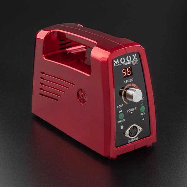 Фрезер Moox Professional X801 для манікюру та педикюру на 55 000 об./хв. та 80W. (Червоний) 008425 фото