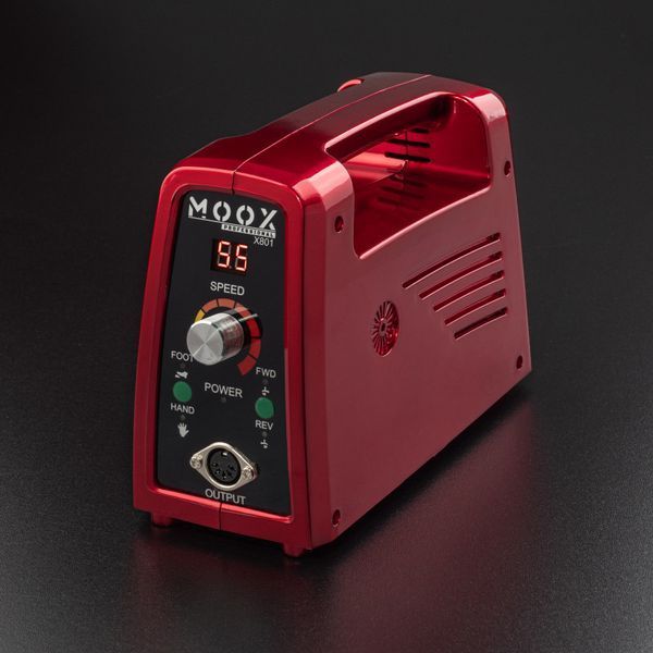 Фрезер Moox Professional X801 для манікюру та педикюру на 55 000 об./хв. та 80W. (Червоний) 008425 фото